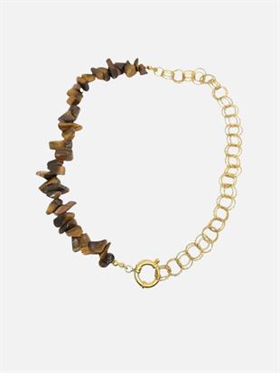 Tiger Eye Chain Necklace