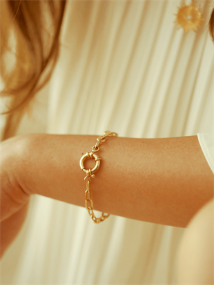 Locked Chain Bracelet