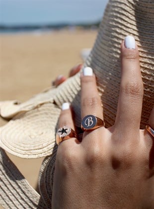 Kişiye Özel Yuvarlak Serçe Parmak Yüzüğü