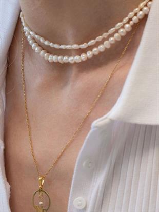 Sand Pearl Necklace