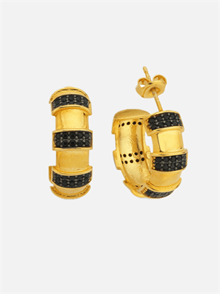 Lili Taşlı Halka Küpe