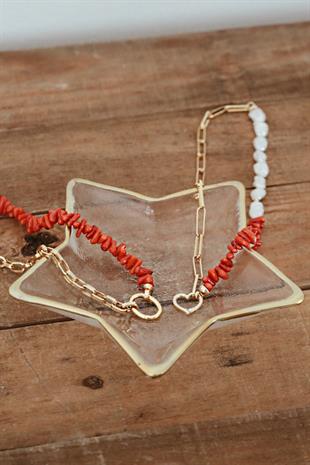 Love Charin Coral Pearl Necklace