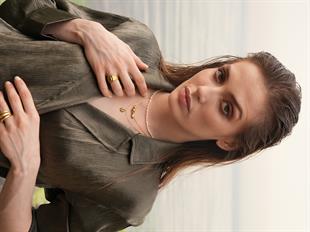 Luna Yeşil Taşlı İncili Kolye