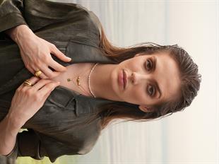 Luna Yeşil Taşlı İncili Kolye