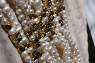 Mana Initial Pearl Necklace