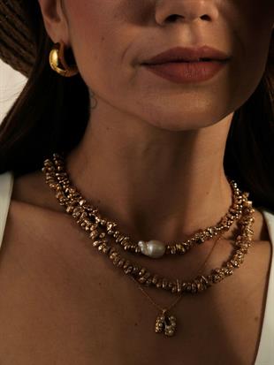 Matte Hematit Necklace