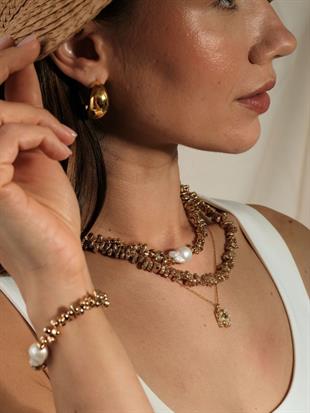 Matte Hematit Necklace