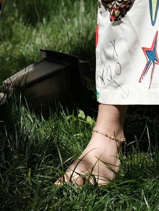 Blue Palis Natural Stone Anklet