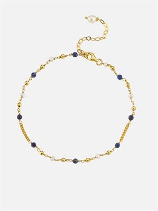 Blue Palis Natural Stone Anklet