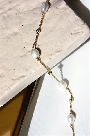 Mella Zincir İnci Kolye