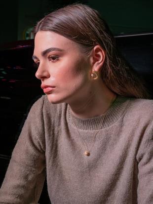 Meya Spiral Halka Küpe