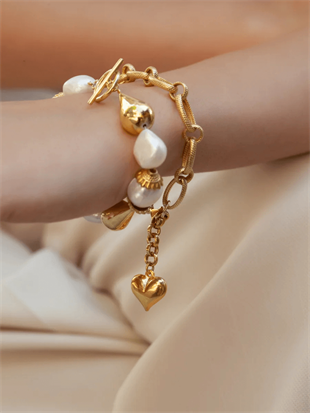 Milazo Heart Chain Bracelet