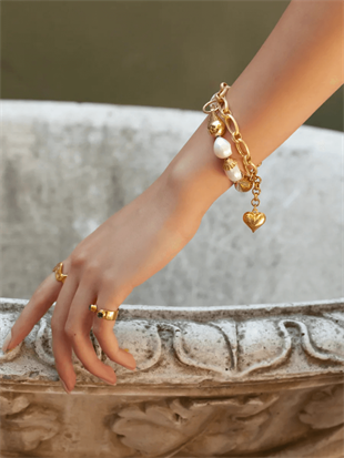 Milazo Heart Chain Bracelet