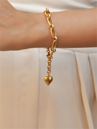 Milazo Heart Chain Bracelet