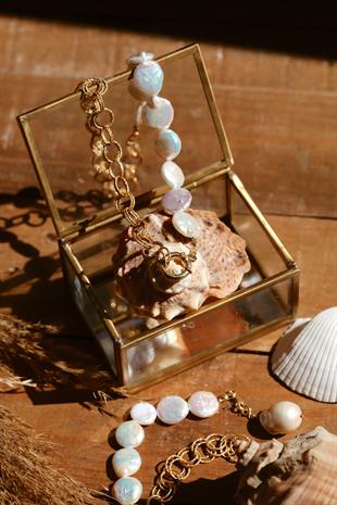 Nora İnci Zincir Kolye