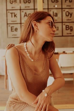 Nora İnci Zincir Kolye