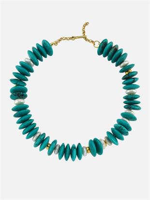 Nysa Large Turquoise Necklace