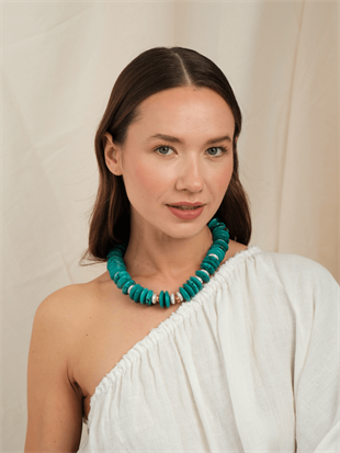 Nysa Large Turquoise Necklace