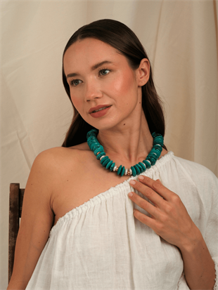 Nysa Large Turquoise Necklace