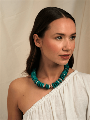 Nysa Large Turquoise Necklace