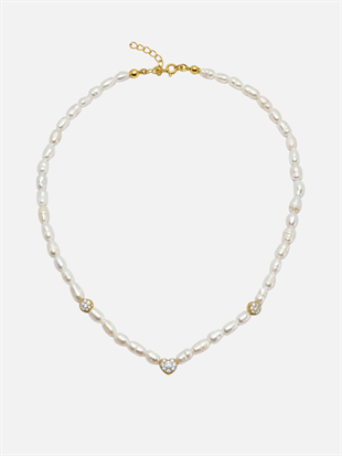 Romes Kalpli İnci Kolye