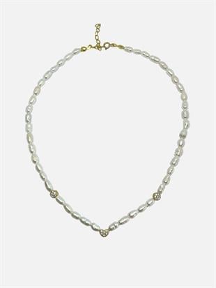 Romes Kalpli İnci Kolye