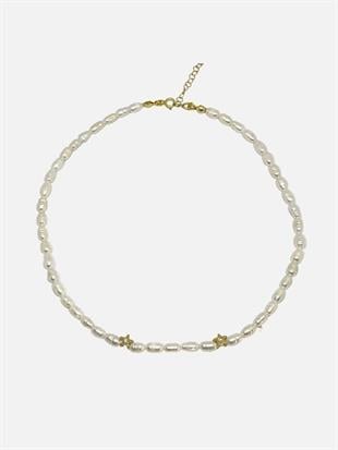 Rometta Yıldızlı İnci Kolye