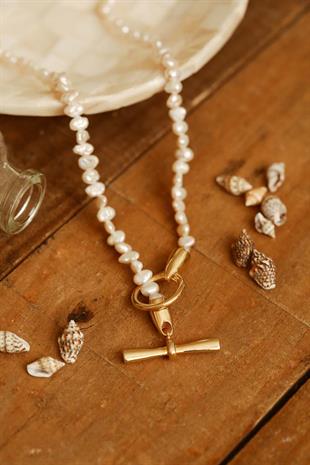 Teri Sand Pearl Necklace