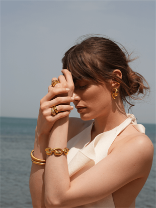 Tina Big Mussel Bracelet