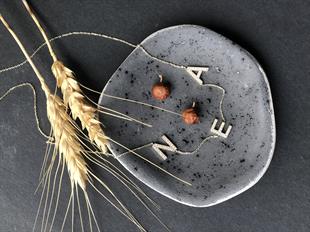 Three Letter Stone Necklace