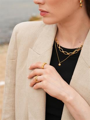 14k Gold Vera Mini Pearl Necklace