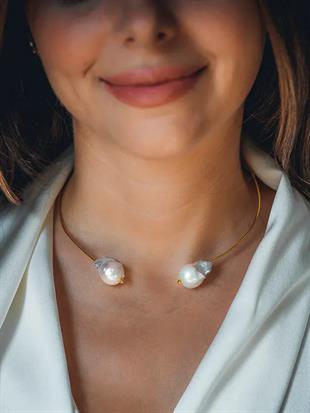 Victorian Barok İnci Choker