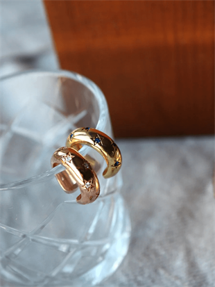 Star Stone Cartilage Earrings