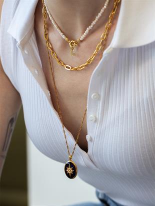 Zincir Kolye Desenli