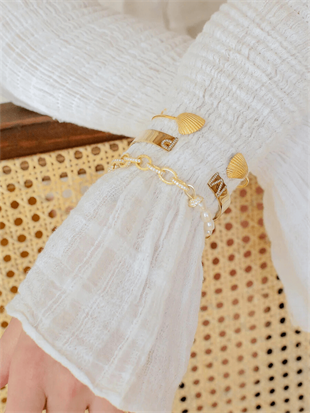Chain Pearl Bracelet