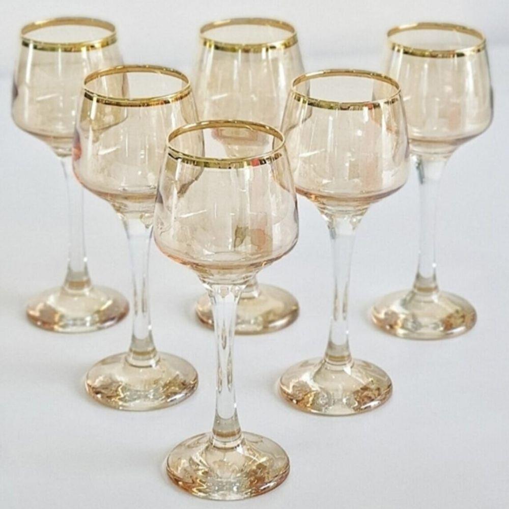 Lav-Lav Gold Kahve Yanı Bardak 6lı