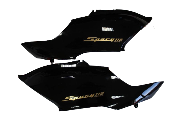 SPACY 110 SELE ALTI YAN KAPAK TAKIM SİYAH OEM