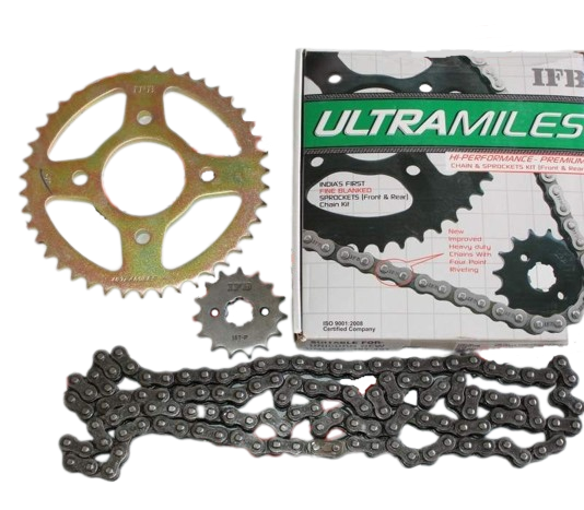 YAMAHA YBR 125 ZİNCİR-DİŞLİ SETİ ÖN 14 ARKA 45 428-118 BAKLA