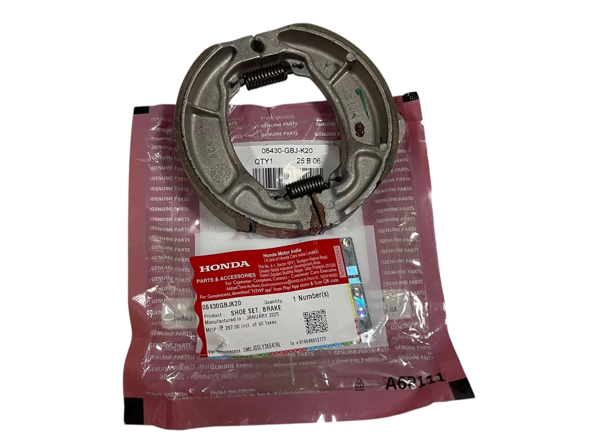 ACTIVA-CBF 150-ALPHA-CB 125E-FIZY 125-ACE 125-ACTIVA S-CB 125F-PCX 125-150-DİO 110 FREN BALATASI TAKIM ORJİNAL