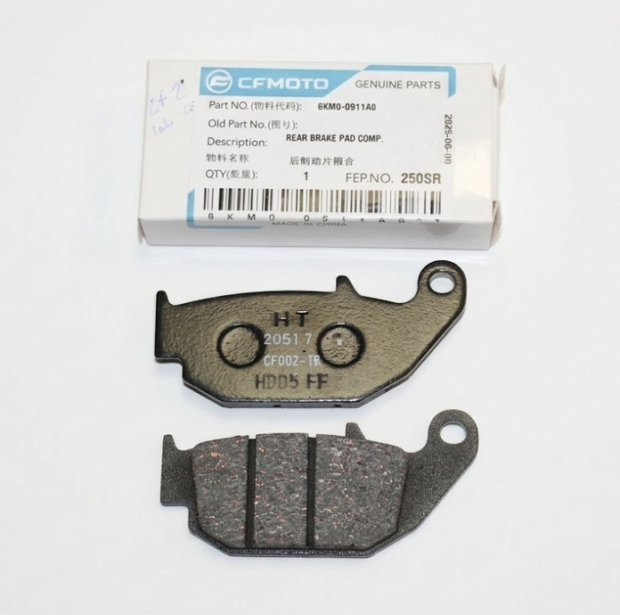 Cf Moto SR 250 Arka Fren Disk Balatası Abs 2020-2025