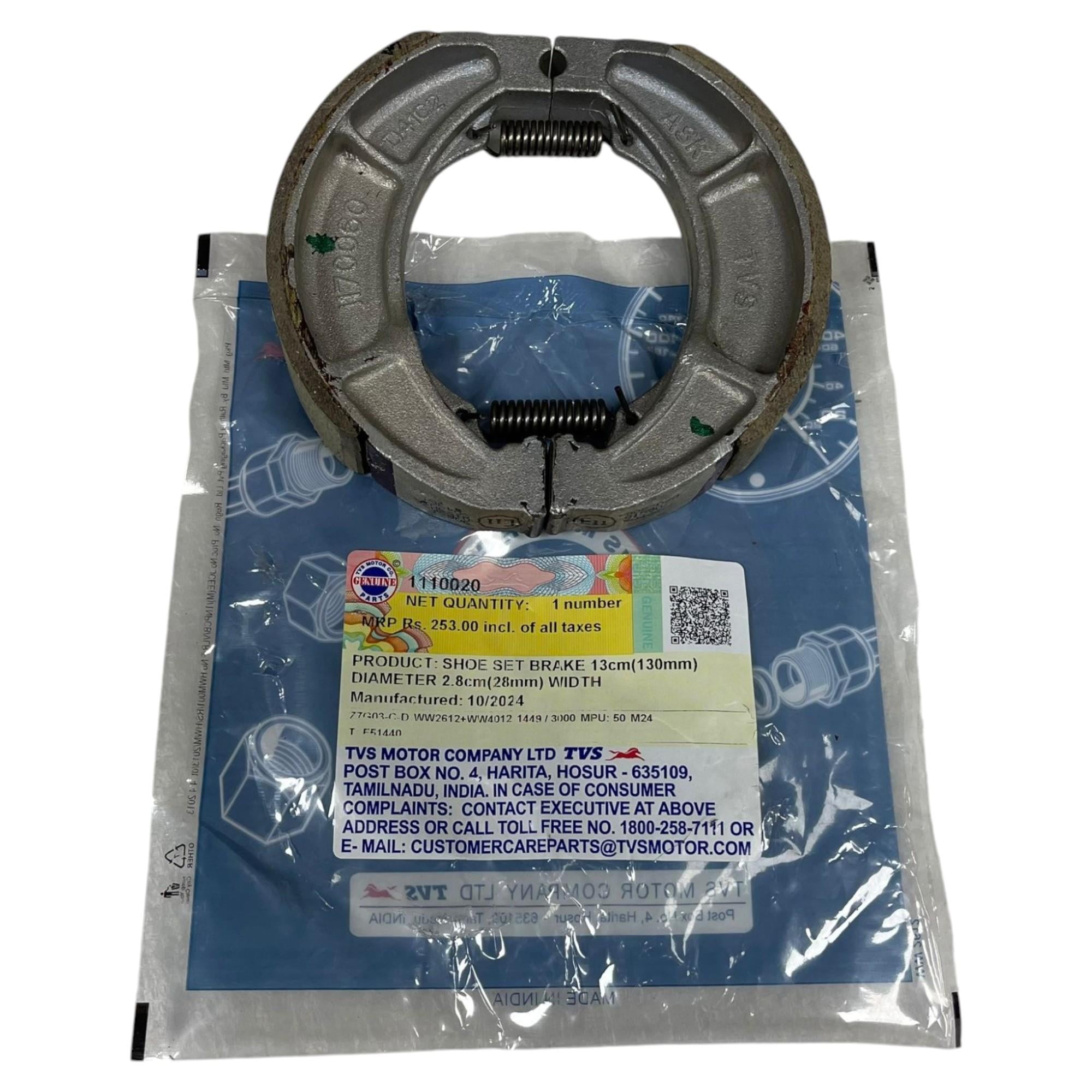 Tvs Jüpiter 125 Arka Fren Balatası 130 mm Orjinal