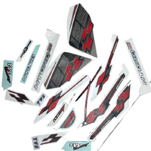 Tvs Ntorq 125 Arma Sticker Amblem Yazı Seti Kırmızı Orijinal