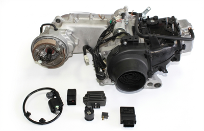 Honda Activa-S 125 Alt Motor Komple (Bobin-Beyin-Konjektör-Karbüratör)