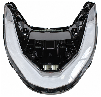 Honda PCX (2021-2024) Ön Far Camı E Belgeli (Siyah Kenarlı)