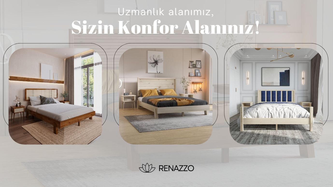 Masif Ahşap Karyola