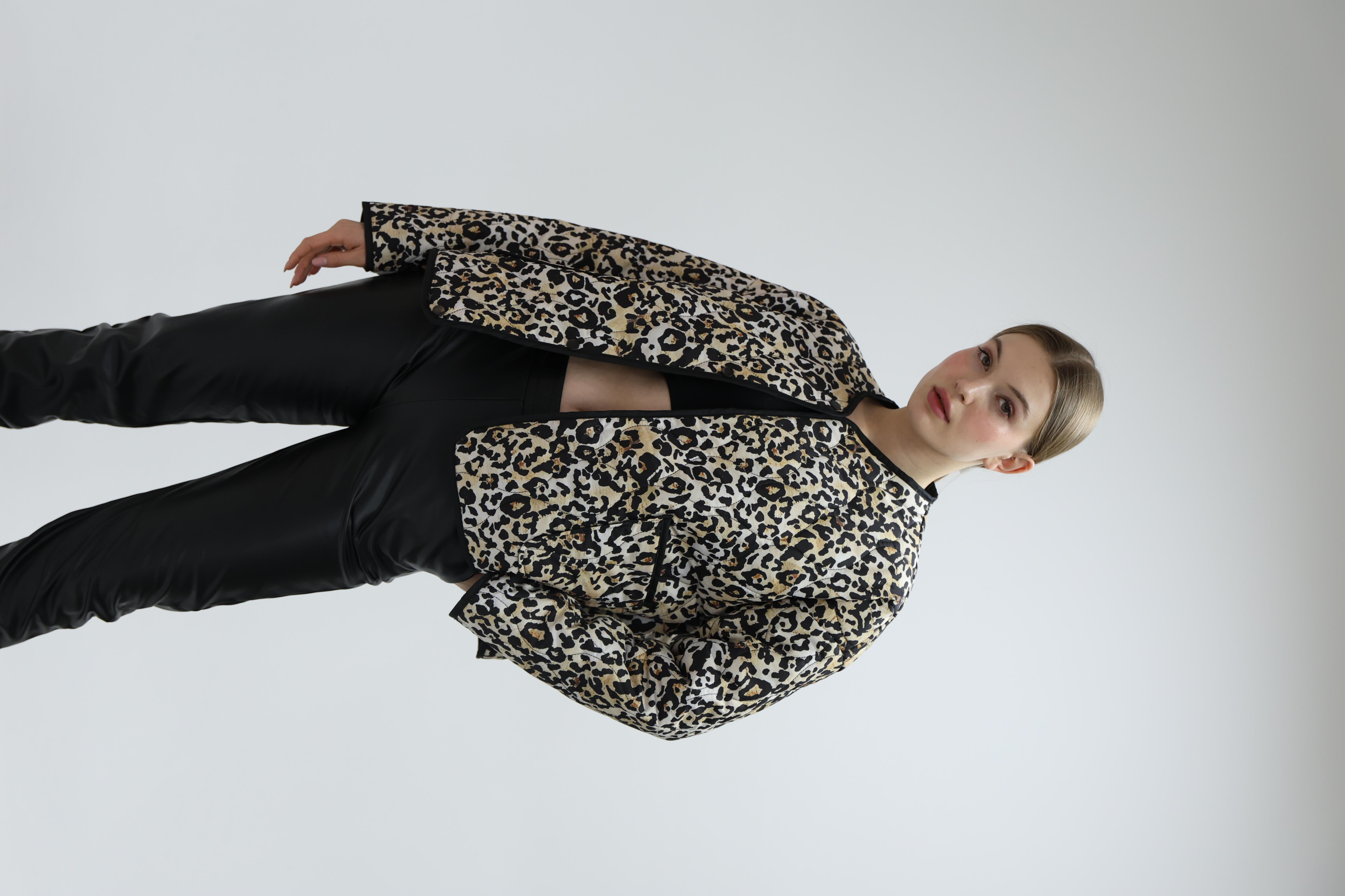 LEOPARD CEKET SİYAH