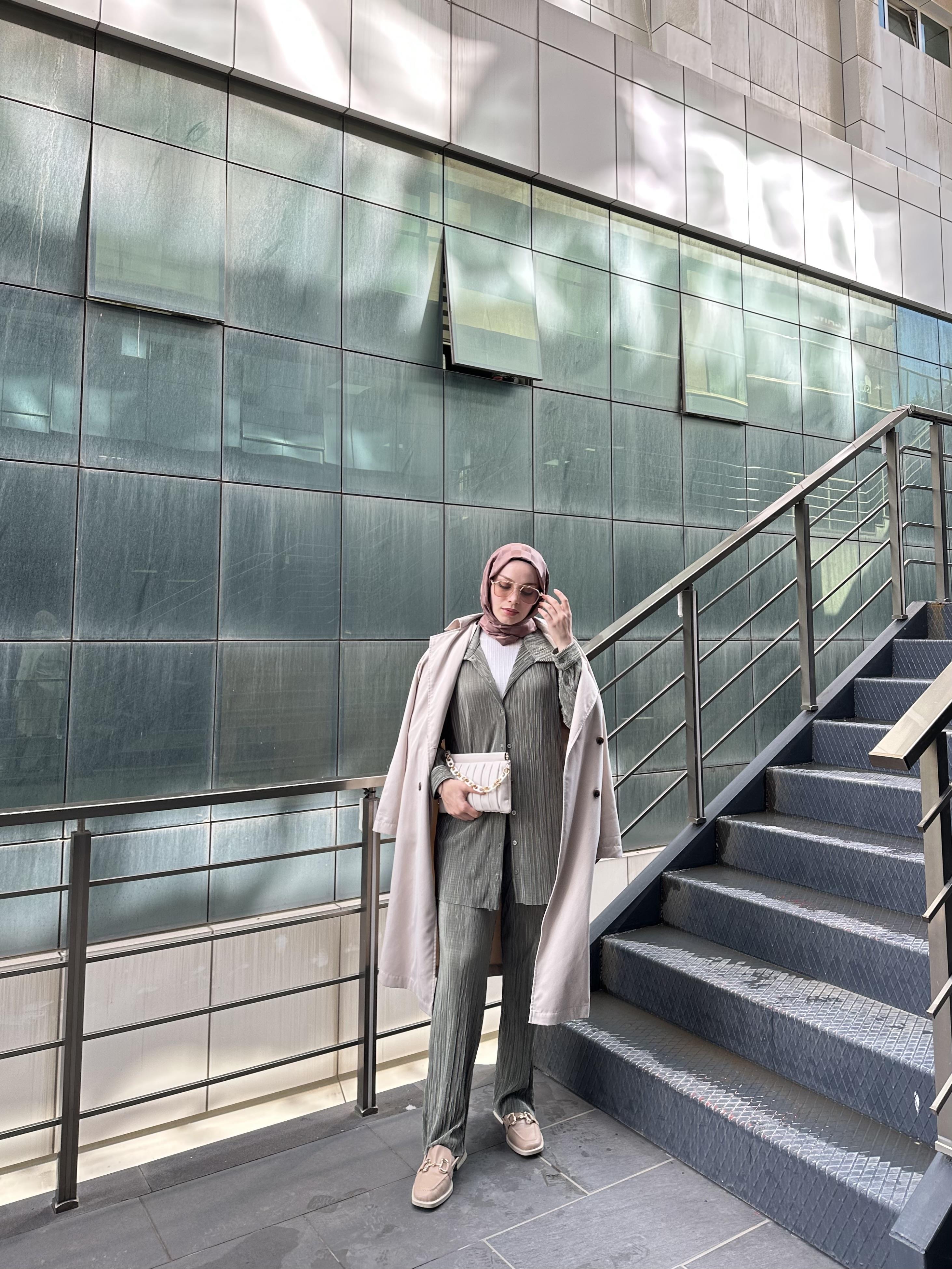 PİLİSELİ TAKIM FISTIK YEŞİLİ ÇAĞLA