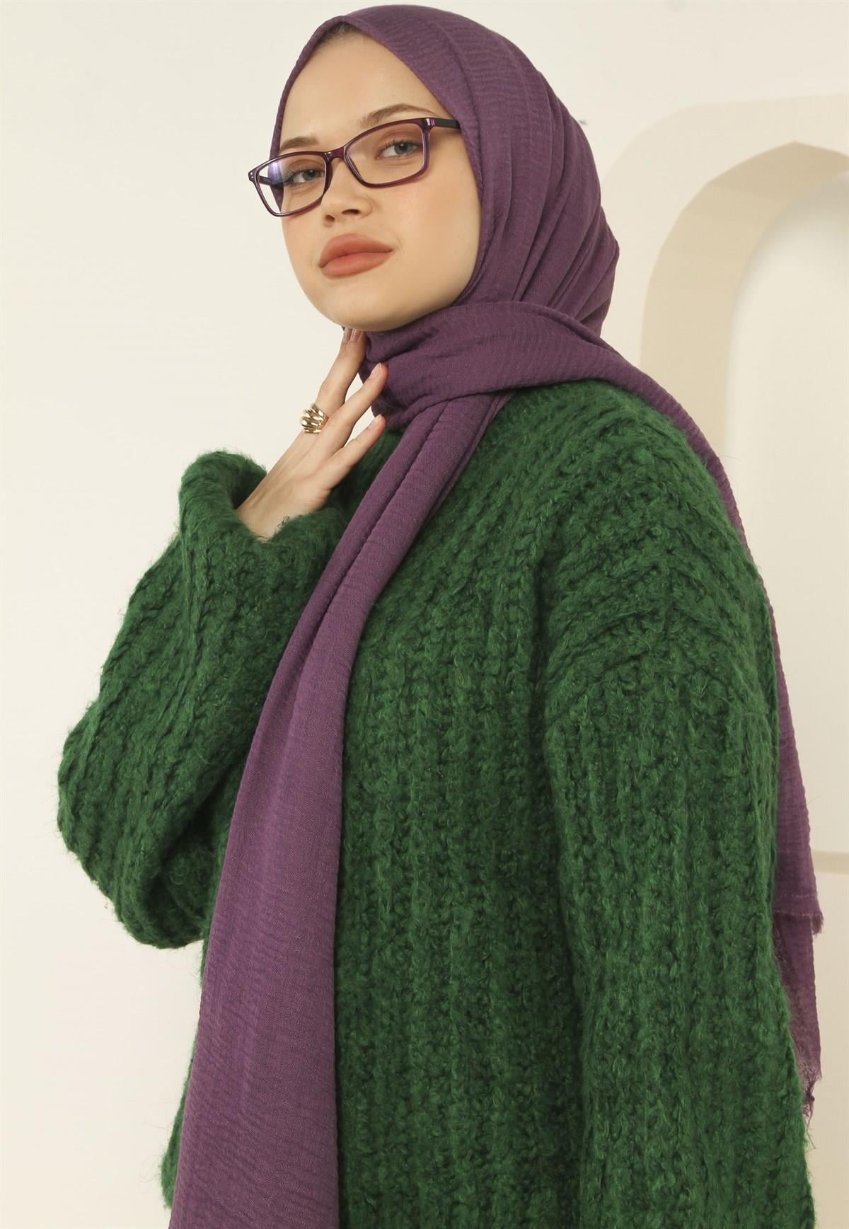 BÜRÜMCÜK ŞAL LİLA