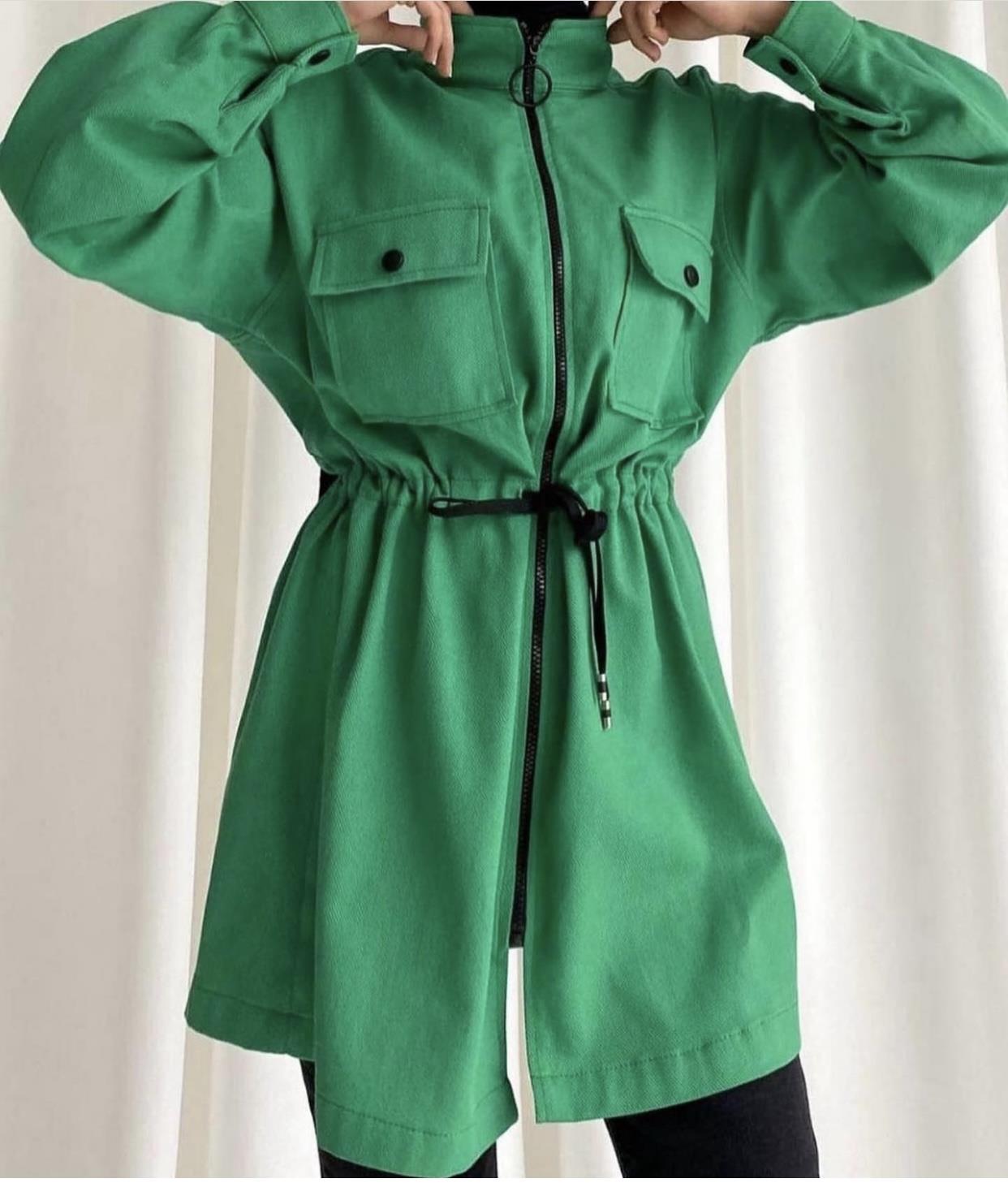 diğer KOT CEKET CAMEL YEŞİL