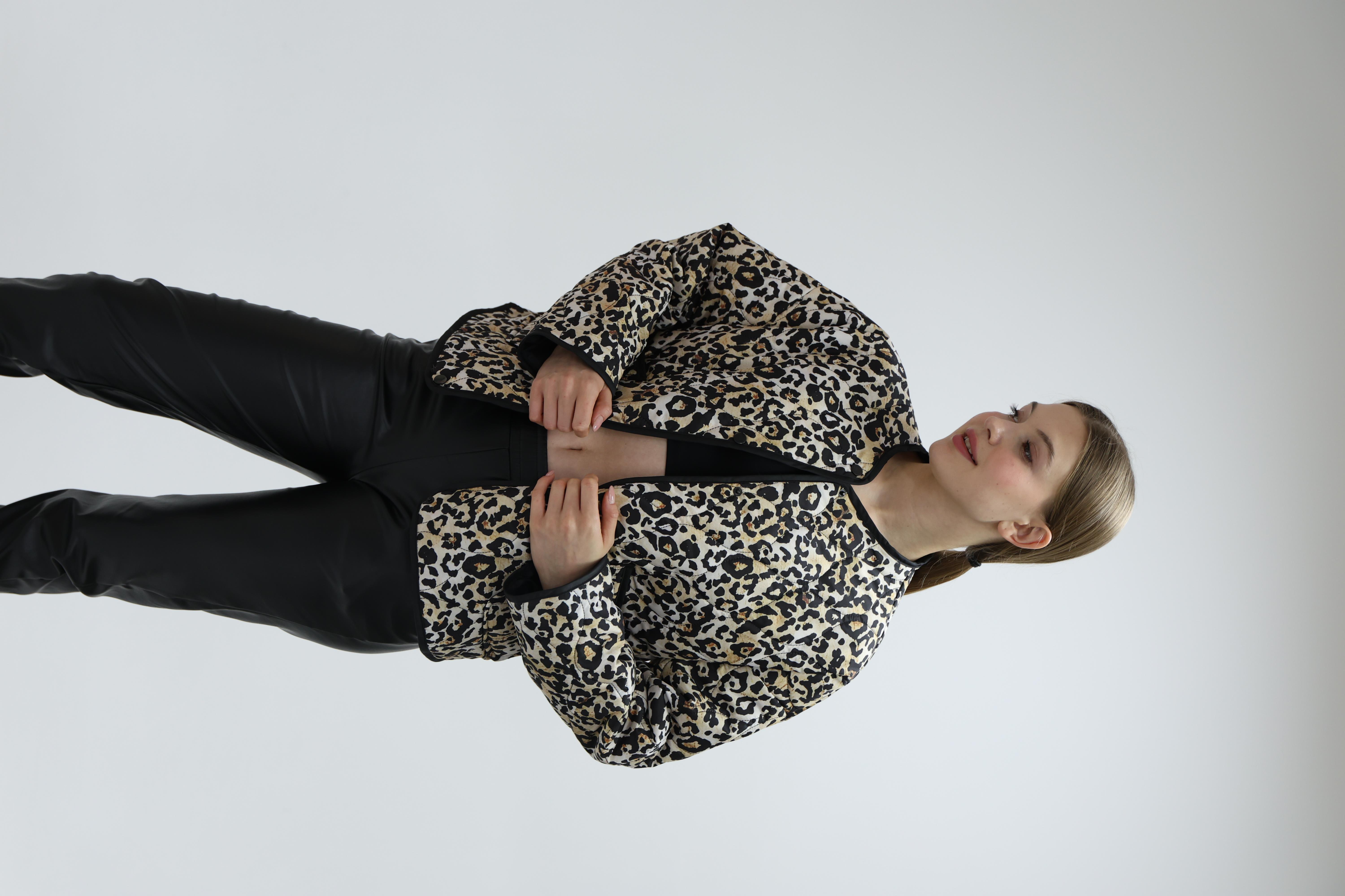 LEOPARD CEKET SİYAH